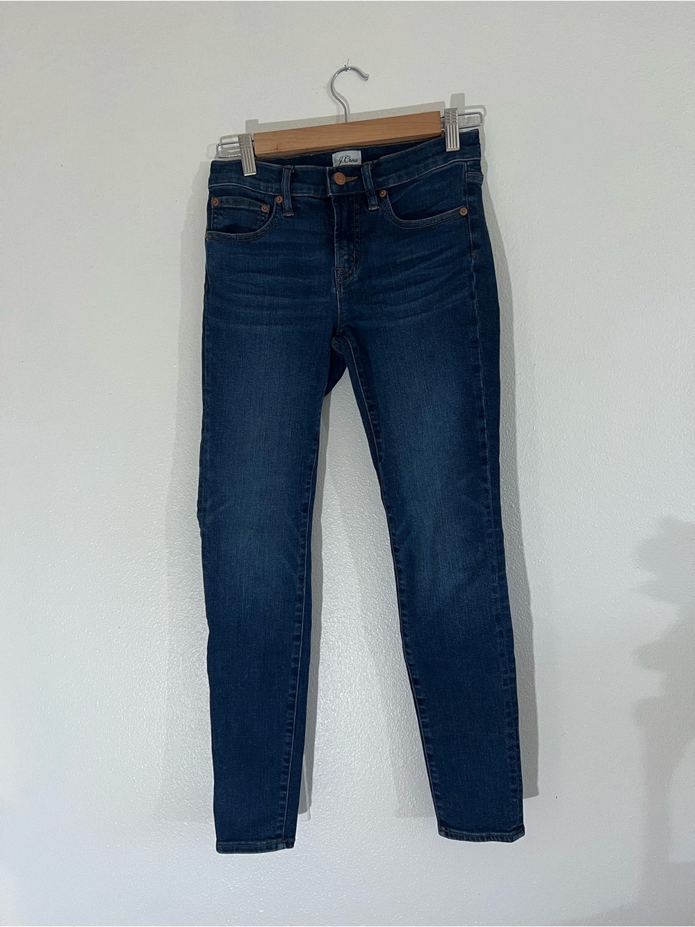 J. Crew Dark Blue Skinny Jeans